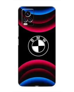 Чехол для Vivo V20 с картинкой «Логотип BMW и неоновые дуги» Чехол для Vivo V20 с картинкой «Логотип BMW и неоновые дуги»