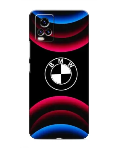 Чехол для Vivo V20 с картинкой «Логотип BMW и неоновые дуги» Чехол для Vivo V20 с картинкой «Логотип BMW и неоновые дуги»