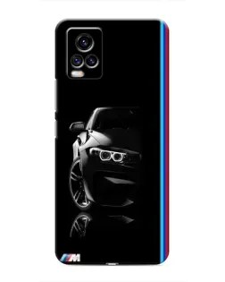 Чехол для Vivo V20 с картинкой «Силуэт BMW в темноте» Чехол для Vivo V20 с картинкой «Силуэт BMW в темноте»