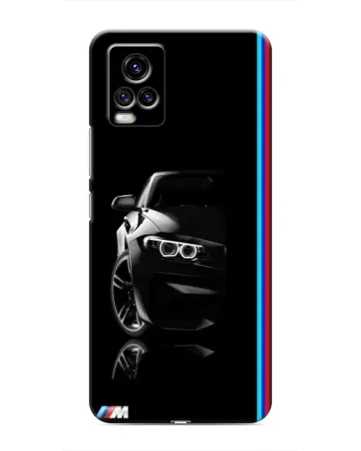 Чехол для Vivo V20 с картинкой «Силуэт BMW в темноте» Чехол для Vivo V20 с картинкой «Силуэт BMW в темноте»