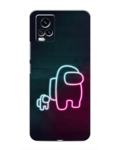 Чехол для Vivo V20 с картинкой «Among Us неон-арт» Чехол для Vivo V20 с картинкой «Among Us неон-арт»