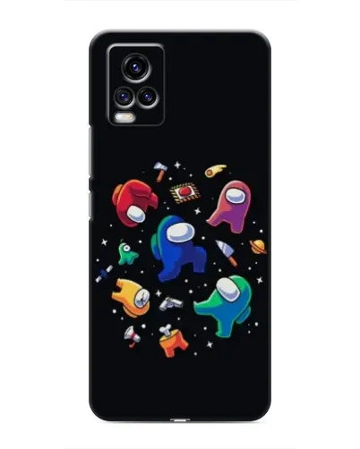 Чехол для Vivo V20 с картинкой «Among Us космос» Чехол для Vivo V20 с картинкой «Among Us космос»