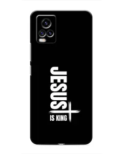 Чехол для Vivo V20 с картинкой «Вертикаль веры Jesus»