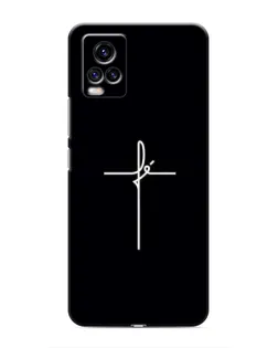 Чехол для Vivo V20 с картинкой «Тонкий крест» Чехол для Vivo V20 с картинкой «Тонкий крест»