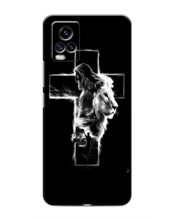 Чехол для Vivo V20 с картинкой «Сияющий крест Jesus» Чехол для Vivo V20 с картинкой «Сияющий крест Jesus»