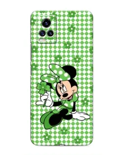 Чехол для Vivo V20 с картинкой «Mickey в клетку»