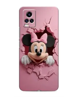 Чехол для Vivo V20 с картинкой «Минни сквозь стену»