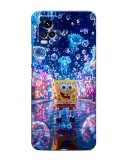 Чехол для Vivo V20 с картинкой «Неоновый океан»