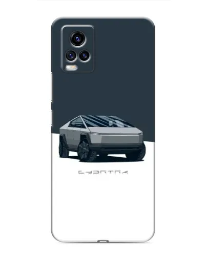 Чехол для Vivo V20 с картинкой «Серебристый Cybertruck Tesla» Чехол для Vivo V20 с картинкой «Серебристый Cybertruck Tesla»
