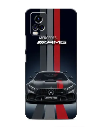 Чехол для Vivo V20 с картинкой «Mercedes — белый карбон» Чехол для Vivo V20 с картинкой «Mercedes — белый карбон»