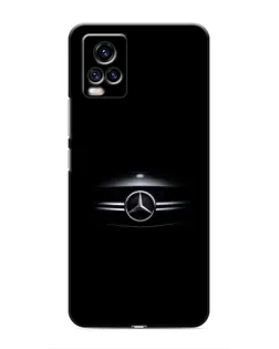 Чехол для Vivo V20 с картинкой «Mercedes — абстрактные линии»