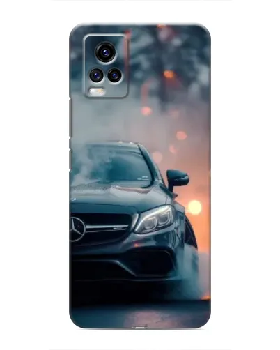 Чехол для Vivo V20 с картинкой «Mercedes — ночной город» Чехол для Vivo V20 с картинкой «Mercedes — ночной город»