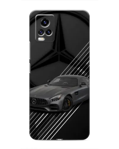 Чехол для Vivo V20 с картинкой «Mercedes AMG — графика» Чехол для Vivo V20 с картинкой «Mercedes AMG — графика»