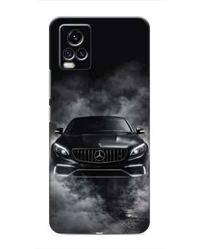 Чехол для Vivo V20 с картинкой «Mercedes в дыму» Чехол для Vivo V20 с картинкой «Mercedes в дыму»