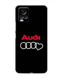 Чехол для Vivo V20 с картинкой «Логотип Audi Heart» Чехол для Vivo V20 с картинкой «Логотип Audi Heart»