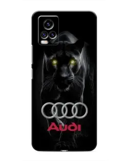 Чехол для Vivo V20 с картинкой «Пантера и Audi» Чехол для Vivo V20 с картинкой «Пантера и Audi»