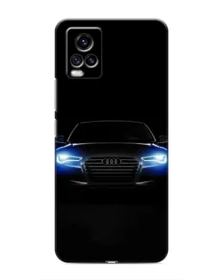 Чехол для Vivo V20 с картинкой «Audi в неоне» Чехол для Vivo V20 с картинкой «Audi в неоне»