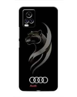 Чехол для Vivo V20 с картинкой «Графика — пантера и Audi» Чехол для Vivo V20 с картинкой «Графика — пантера и Audi»