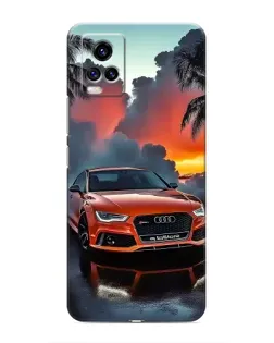 Чехол для Vivo V20 с картинкой «Audi — закат» Чехол для Vivo V20 с картинкой «Audi — закат»