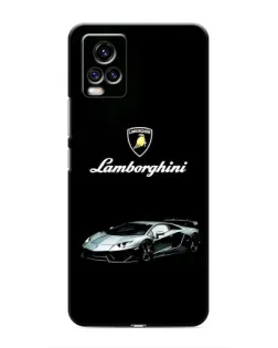 Чехол для Vivo V20 с картинкой «Логотип Lamborghini классика»