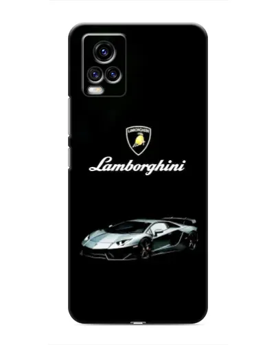 Чехол для Vivo V20 с картинкой «Логотип Lamborghini классика»