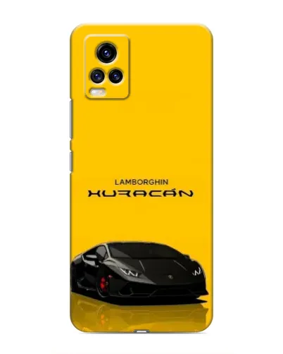 Чехол для Vivo V20 с картинкой «Lamborghini Huracan черный»