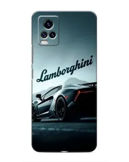 Чехол для Vivo V20 с картинкой «Классическая надпись Lamborghini»