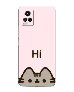 Чехол для Vivo V20 с картинкой «Пушин говорит Hi» Чехол для Vivo V20 с картинкой «Пушин говорит Hi»