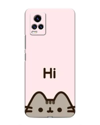 Чехол для Vivo V20 с картинкой «Пушин говорит Hi» Чехол для Vivo V20 с картинкой «Пушин говорит Hi»