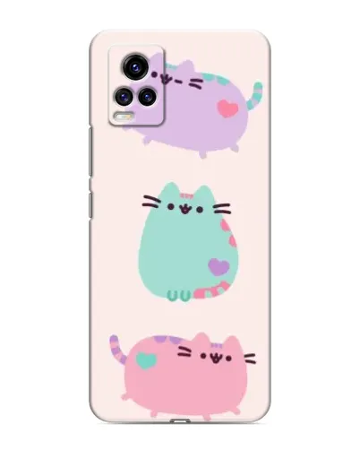 Чехол для Vivo V20 с картинкой «Pusheen трио» Чехол для Vivo V20 с картинкой «Pusheen трио»