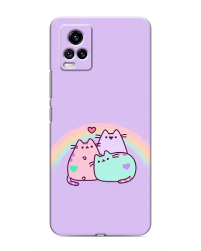 Чехол для Vivo V20 с картинкой «Радужные Пушины» Чехол для Vivo V20 с картинкой «Радужные Пушины»