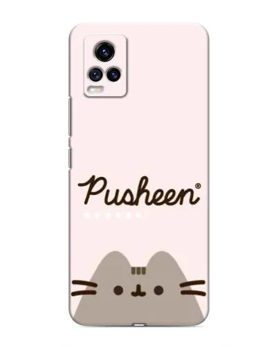 Чехол для Vivo V20 с картинкой «Pusheen логотип» Чехол для Vivo V20 с картинкой «Pusheen логотип»