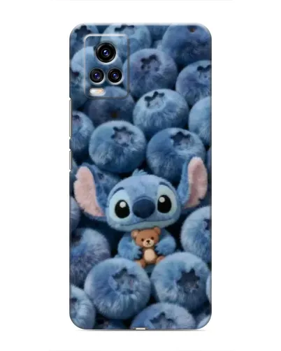 Чехол для Vivo V20 с картинкой «Стич и голубика»
