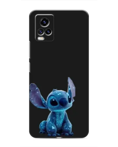 Чехол для Vivo V20 с картинкой «Стич на черном»