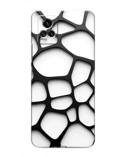 Чехол для Vivo V20 с картинкой «Белая объемная сетка» Чехол для Vivo V20 с картинкой «Белая объемная сетка»