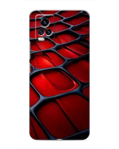 Чехол для Vivo V20 с картинкой «Красная глянцевая сетка» Чехол для Vivo V20 с картинкой «Красная глянцевая сетка»