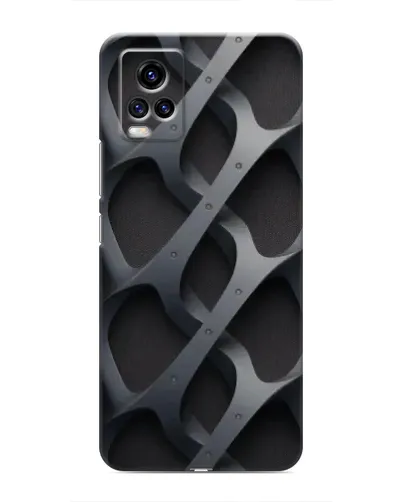 Чехол для Vivo V20 с картинкой «Объемное серое плетение» Чехол для Vivo V20 с картинкой «Объемное серое плетение»