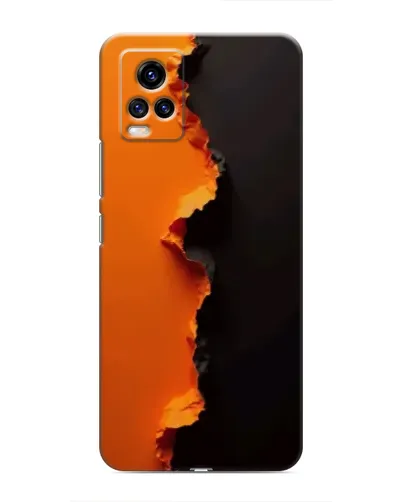 Чехол для Vivo V20 с картинкой «Оранжевый разлом» Чехол для Vivo V20 с картинкой «Оранжевый разлом»