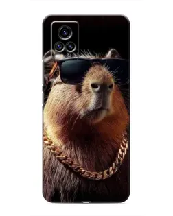 Чехол для Vivo V20 с картинкой «Капибара золотая цепь» Чехол для Vivo V20 с картинкой «Капибара золотая цепь»