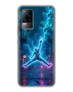 Чохол для Vivo V21 з картинкою «Jordan Gold Jumpman» Чохол для Vivo V21 з картинкою «Jordan Gold Jumpman»