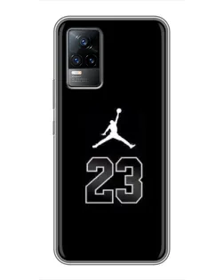 Чохол для Vivo V21 з картинкою «Jordan Flight 23»
