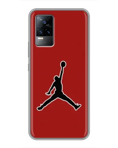 Чохол для Vivo V21 з картинкою «Jordan Red Back» Чохол для Vivo V21 з картинкою «Jordan Red Back»