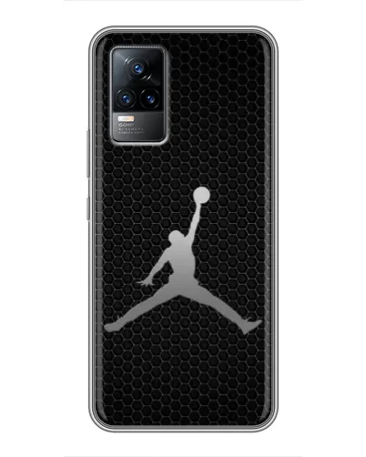 Чохол для Vivo V21 з картинкою «Jordan Dark Carbon» Чохол для Vivo V21 з картинкою «Jordan Dark Carbon»