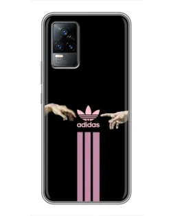 Чохол для Vivo V21 з картинкою «Adidas Hands»