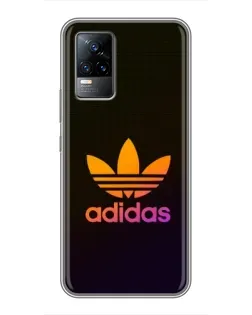 Чохол для Vivo V21 з картинкою «Градієнт Adidas»