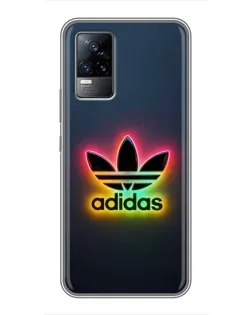 Чохол для Vivo V21 з картинкою «Неоновий Adidas»