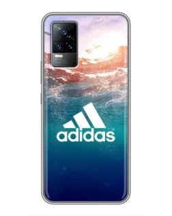 Чохол для Vivo V21 з картинкою «Океанська глибина адідас»