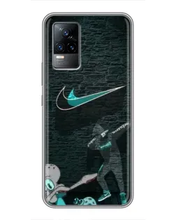 Чохол для Vivo V21 з картинкою «Спортивний арт Nike» Чохол для Vivo V21 з картинкою «Спортивний арт Nike»