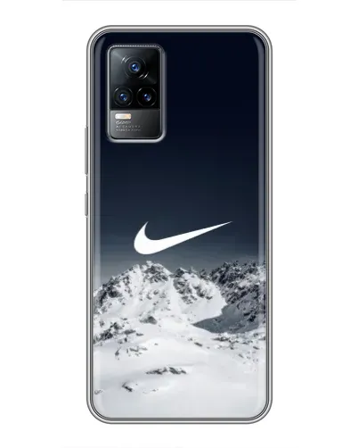 Чохол для Vivo V21 з картинкою «Nike — зимові гори» Чохол для Vivo V21 з картинкою «Nike — зимові гори»