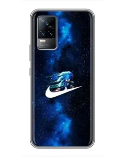 Чохол для Vivo V21 з картинкою «Зірковий шлях Nike»